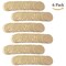 6 Pcs Glitter Champagne Gold Paper Circle Dot Garland - 52 Feet, Hanging Bunting for Birthday Parties, Engagements, Bridal Showers, Weddings, Baby Showers, Christmas, and Photo Backdrops